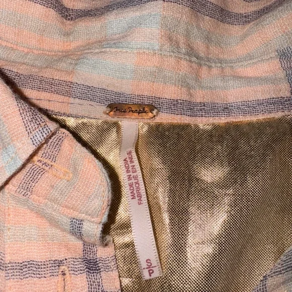 Free people cropped button down - Picture 3 of 4